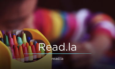 Read.la - Creative brandable domain for sale