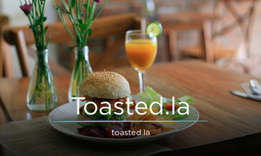 Toasted.la - Creative brandable domain for sale