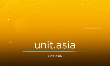 Unit.asia - Creative brandable domain for sale