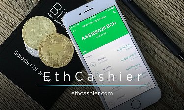 EthCashier.com - Creative brandable domain for sale