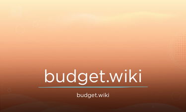 budget.wiki - Creative brandable domain for sale