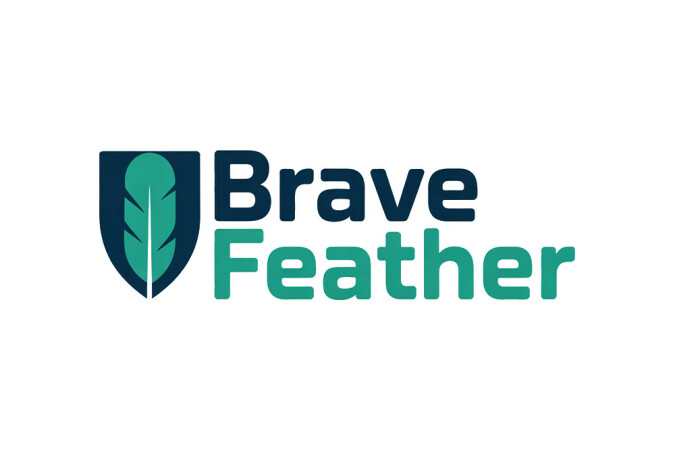 BraveFeather logo