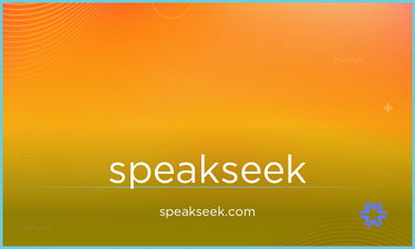 SpeakSeek.com - Creative brandable domain for sale