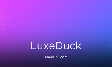 LuxeDuck.com - Creative brandable domain for sale