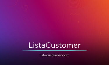 ListaCustomer.com - Creative brandable domain for sale