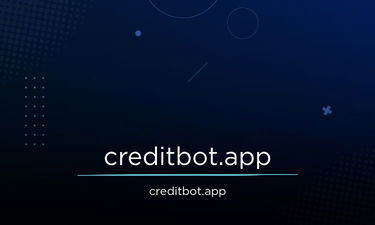 CreditBot.app - Creative brandable domain for sale