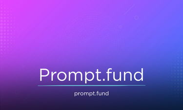 Prompt.Fund - Creative brandable domain for sale