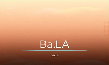 Ba.LA - Creative brandable domain for sale