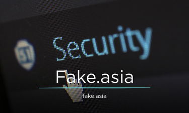 Fake.asia - Creative brandable domain for sale