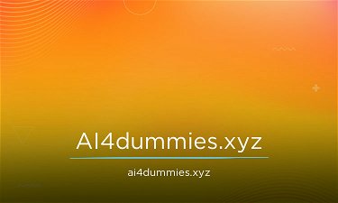AI4Dummies.xyz - Creative brandable domain for sale