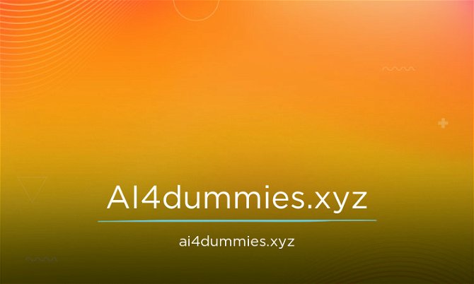 AI4Dummies.xyz