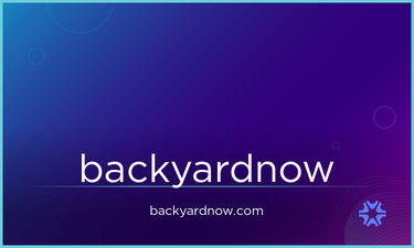 BackyardNow.com - Creative brandable domain for sale
