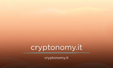 Cryptonomy.it - Creative brandable domain for sale