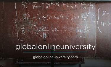 GlobalOnlineUniversity.com - Creative brandable domain for sale