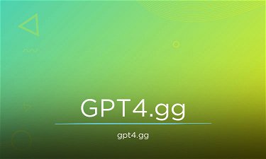 GPT4.gg - Creative brandable domain for sale