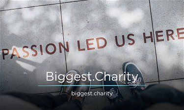 biggest.charity - Creative brandable domain for sale