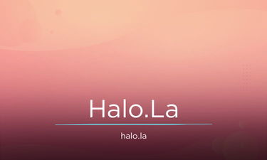 Halo.La - Creative brandable domain for sale