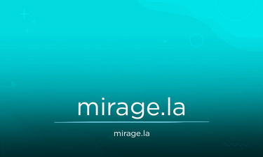 Mirage.la - Creative brandable domain for sale