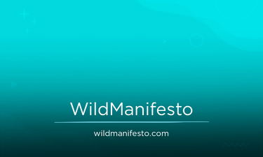 WildManifesto.com - Creative brandable domain for sale