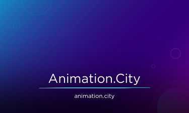 Animation.City - Creative brandable domain for sale