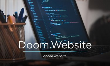 Doom.Website - Creative brandable domain for sale