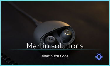 Martin.solutions - Creative brandable domain for sale