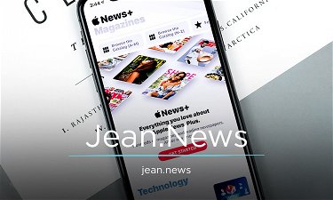 Jean.News - Creative brandable domain for sale