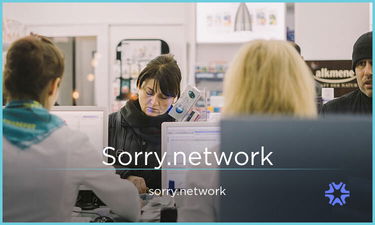 Sorry.network - Creative brandable domain for sale