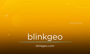 BlinkGeo.com - Creative brandable domain for sale