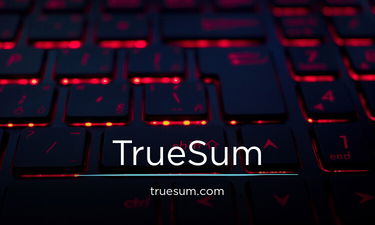 TrueSum - Good premium website names for sale