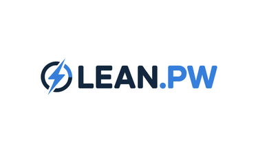 Lean.pw - Creative brandable domain for sale