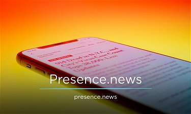 Presence.news - Creative brandable domain for sale