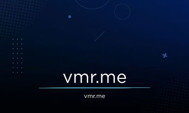 VMR.me - Creative brandable domain for sale