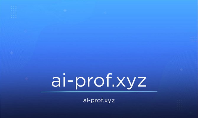 AI-Prof.xyz