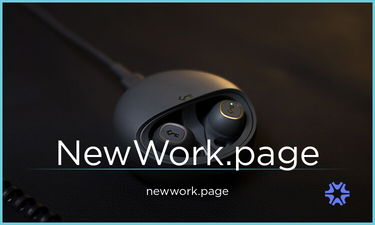 NewWork.page - Creative brandable domain for sale