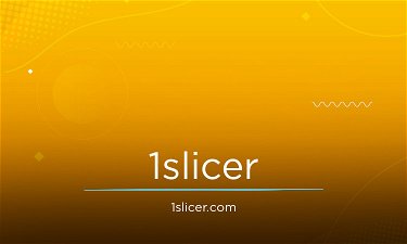 1slicer.com - Creative brandable domain for sale