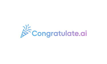 Congratulate.ai - Creative brandable domain for sale