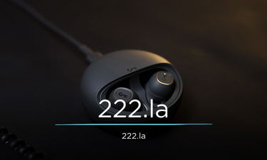 222.la - Creative brandable domain for sale