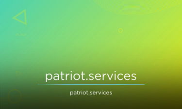 Patriot.services - Creative brandable domain for sale