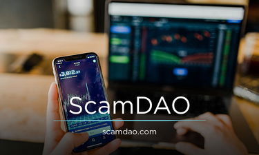 ScamDAO.com - Creative brandable domain for sale