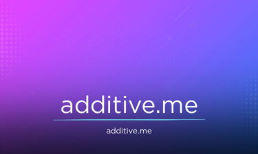 Additive.Me - Creative brandable domain for sale