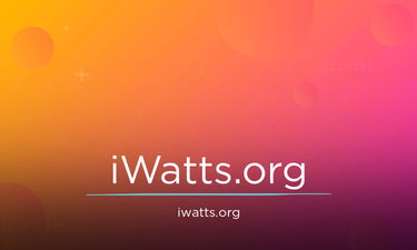 iWatts.org - Creative brandable domain for sale