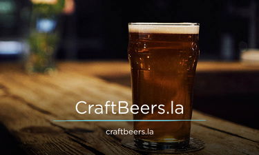 CraftBeers.la - Creative brandable domain for sale