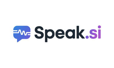 speak.si - Creative brandable domain for sale
