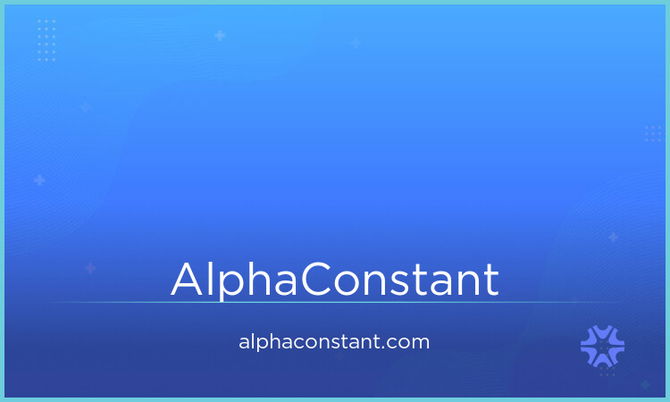 AlphaConstant.com