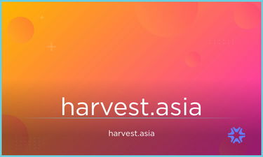 Harvest.asia - Creative brandable domain for sale
