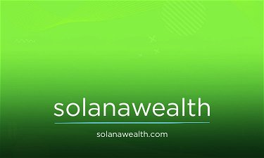 SolanaWealth.com - Creative brandable domain for sale