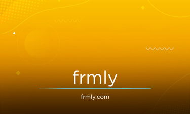 Frmly.com - Creative brandable domain for sale