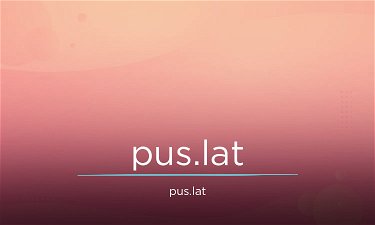 Pus.lat - Creative brandable domain for sale