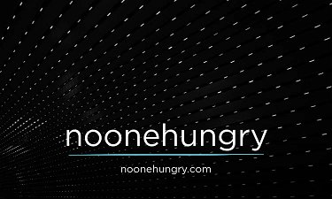 NoOneHungry.com - Creative brandable domain for sale